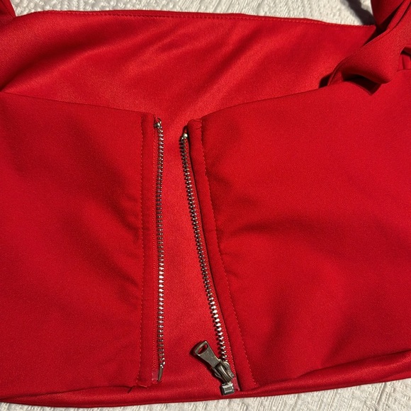 Women Tie Straps Crop Top- XS - Picture 4 of 5